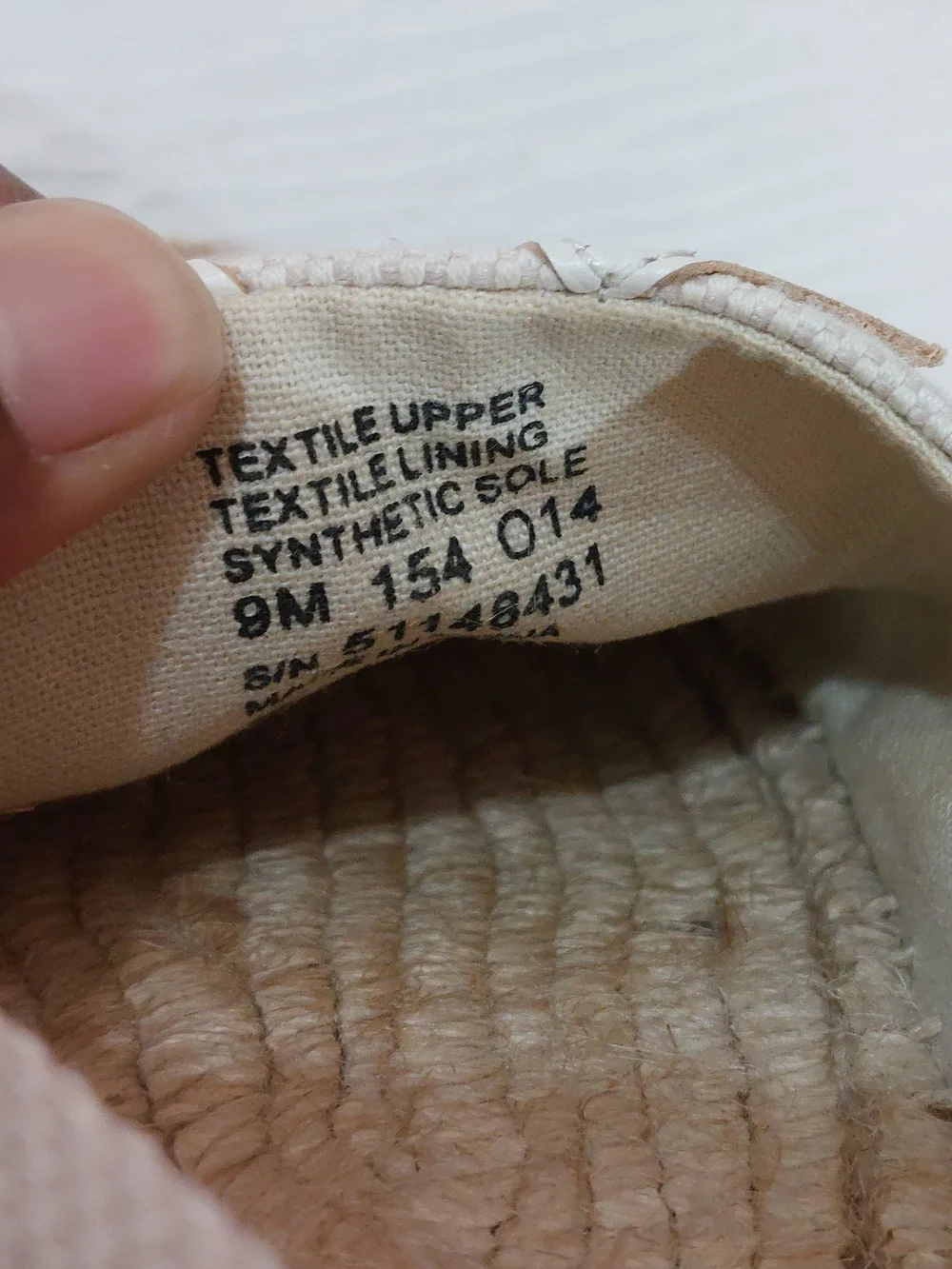 Tory Burch Cream Espadrille Logo Slip-Ons Size 9